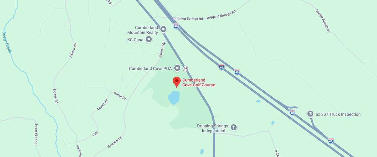 map to cumerland cove golf course
