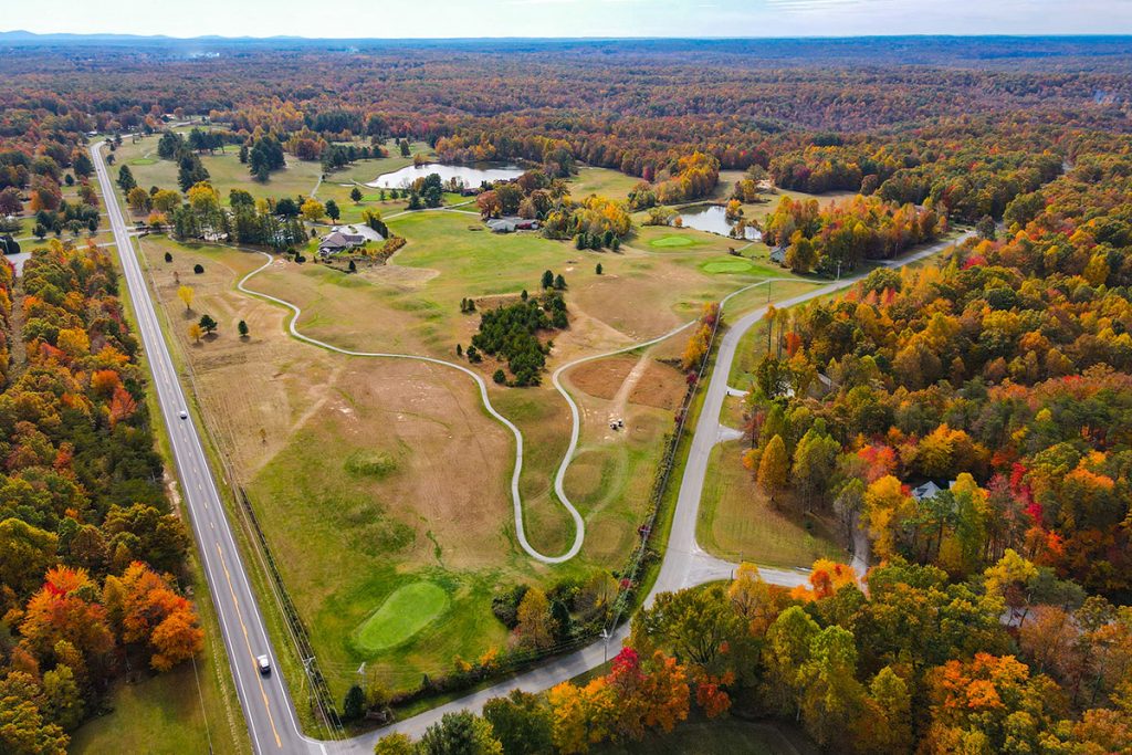cumberland cove golf course aerial