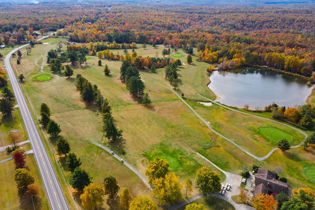 cumberland cove golf course aerial