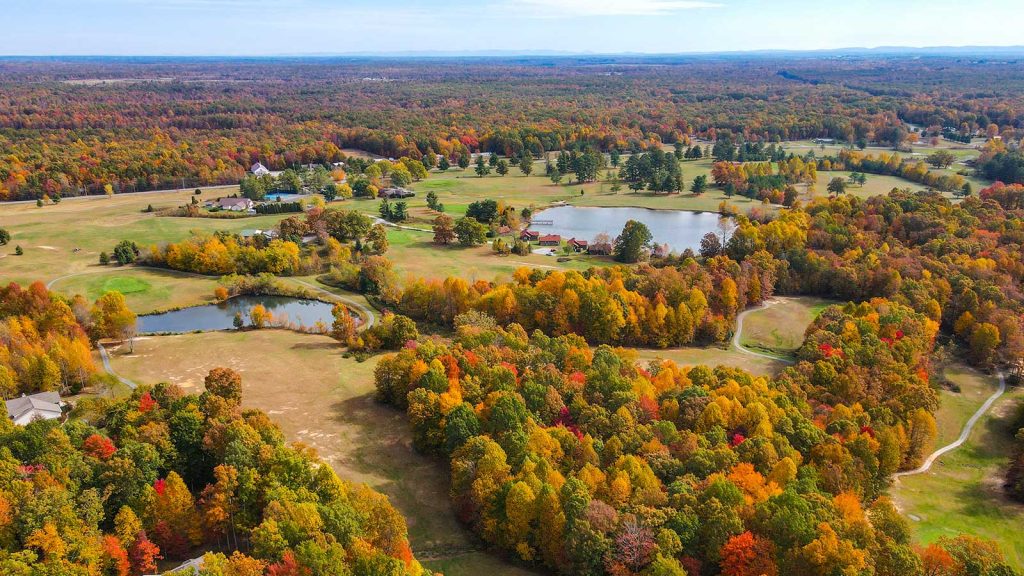 cumberland cove golf course aerial